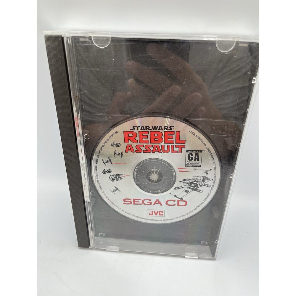 Star Wars: Rebel Assault (Sega CD, 1993) w/ Case